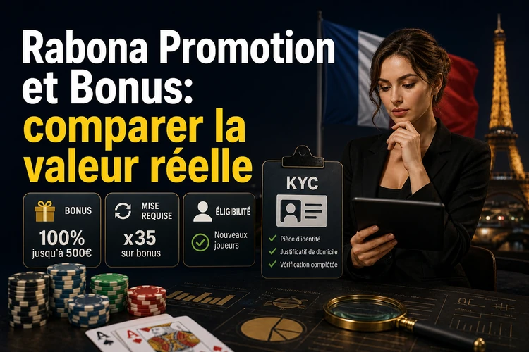 Rabona Promotion et Rabona Bonus: comment comparer la valeur réelle